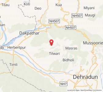 Map of Surna, Uttarakhand