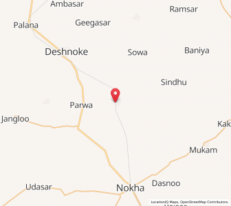 Map of Surpura, Rajasthan