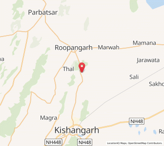 Map of Sursara, Rajasthan