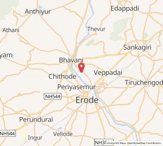 Map of Suryampalaiyam, Tamil Nadu