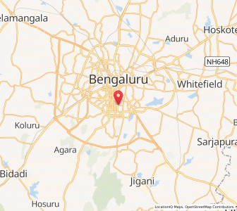 Map of Swagath Road, Karnataka