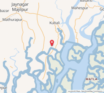 Map of Syamnagar, West Bengal