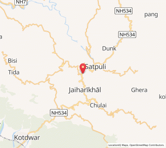 Map of Syulia, Uttarakhand