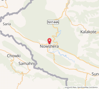 Map of Tabela, Kashmir