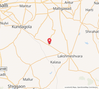 Map of Tabkad Hohniballi, Karnataka