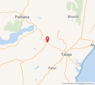 Map of Tadach, Gujarat