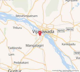 Map of Tadepalle, Andhra Pradesh