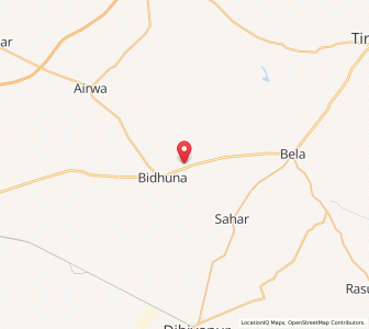 Map of Tajpur Bidhuna, Uttar Pradesh