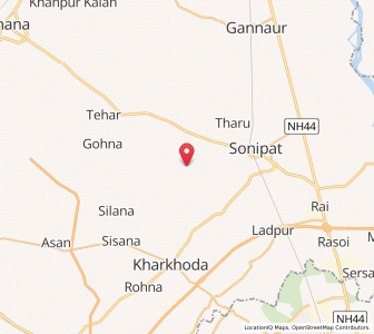Map of Tajpur Tihara Khurd, Haryana