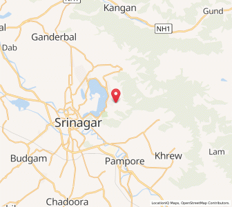 Map of Taki-i-Nizam, Kashmir