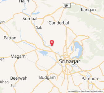 Map of Takia, Kashmir