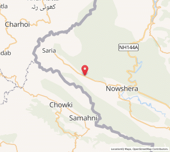 Map of Takla, Kashmir