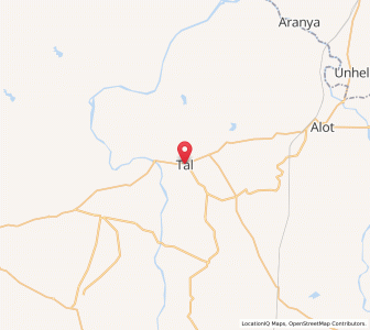 Map of Tal, Rajasthan