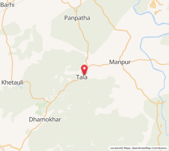 Map of Tala, Madhya Pradesh