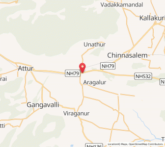 Map of Talaivasal, Tamil Nadu