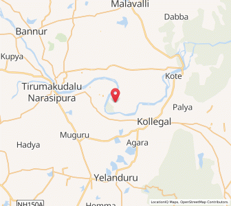 Map of Talakad, Karnataka