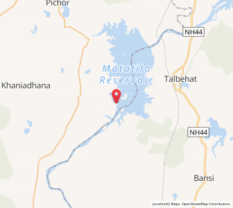 Map of Talapahari, Madhya Pradesh