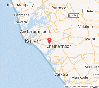 Map of Talattala, Kerala