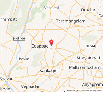 Map of Talavapatti, Tamil Nadu