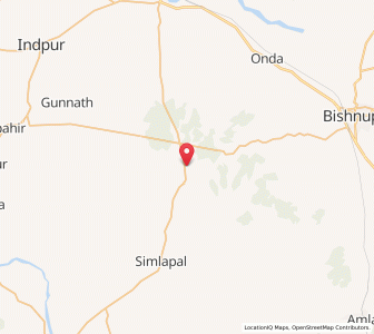 Map of Taldangra, West Bengal