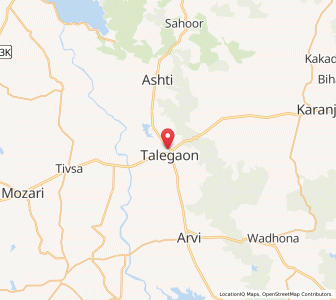 Map of Talegaon, Maharashtra