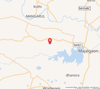 Map of Talkher, Maharashtra