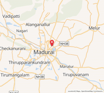 Map of Tallakulam, Tamil Nadu
