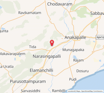 Map of Tallapalem, Andhra Pradesh