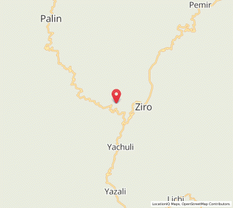 Map of Talo, Arunachal Pradesh
