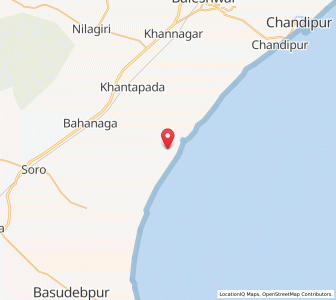 Map of Talpada, Odisha