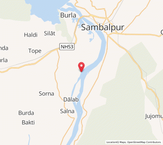 Map of Talpadar, Odisha