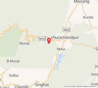 Map of Talphoi, Manipur