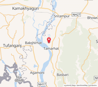 Map of Taluagaon, Assam