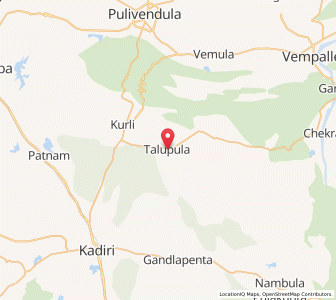 Map of Talupula, Andhra Pradesh