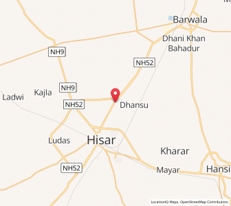 Map of Talwandi Rana, Haryana