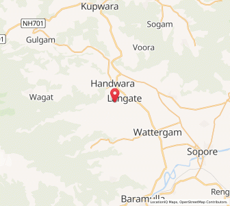 Map of Talwari, Kashmir