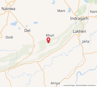 Map of Talwas, Rajasthan
