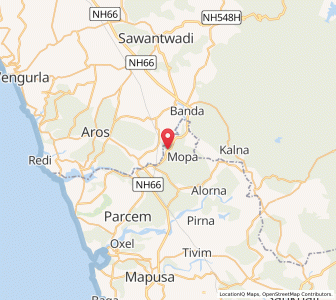 Map of Tamboxem, Goa
