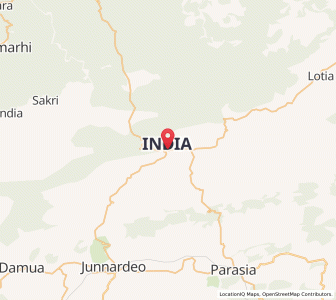 Map of Tamia, Madhya Pradesh
