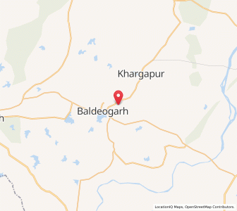 Map of Tamora, Madhya Pradesh