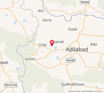 Map of Tamsi, Andhra Pradesh