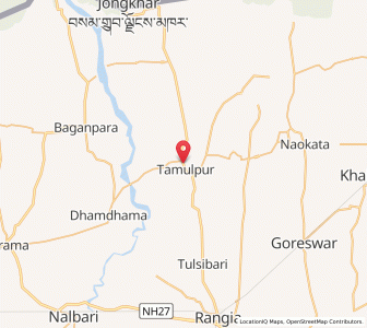 Map of Tamulpur, Assam