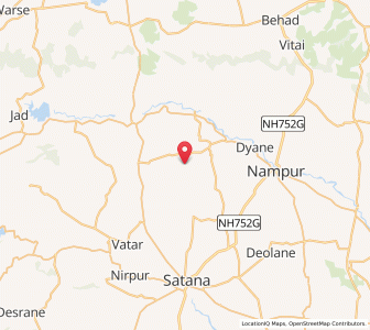 Map of Tana, Maharashtra