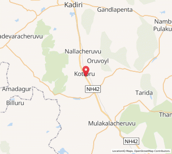 Map of Tanakallu, Andhra Pradesh
