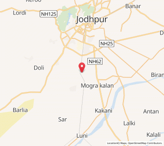 Map of Tanaora Kalan, Rajasthan