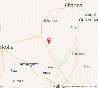 Map of Tandabada Kalan, Punjab