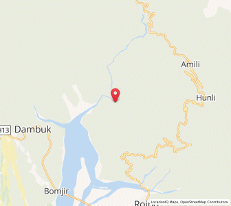 Map of Tanden, Arunachal Pradesh