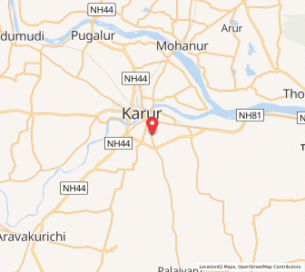 Map of Tandoni, Tamil Nadu
