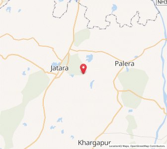 Map of Tanga, Madhya Pradesh