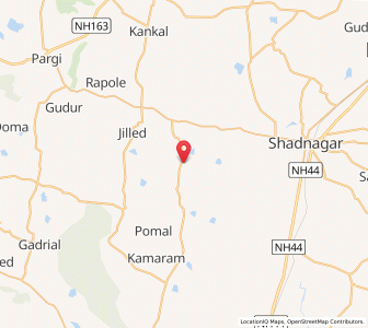 Map of Tangallapalli, Andhra Pradesh